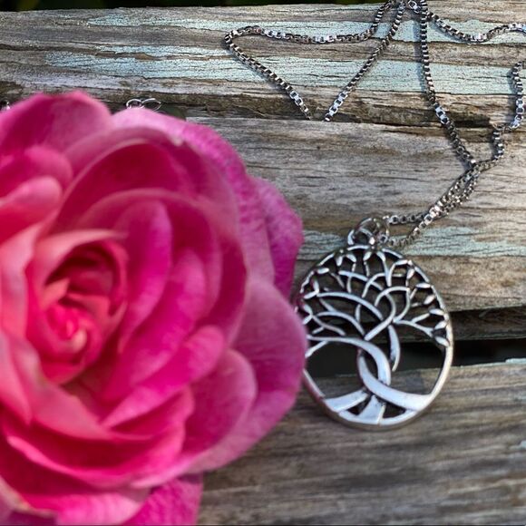 💍TREE OF LIFE SILVER NECKLACE - NBW - Picture 2 of 4